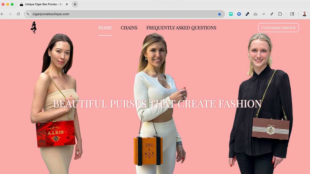 Cigar Purse Boutique Hero